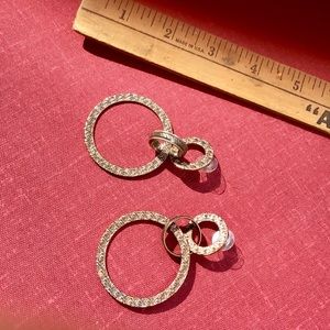 *SALE* Textured copper - multi hooped earrings.